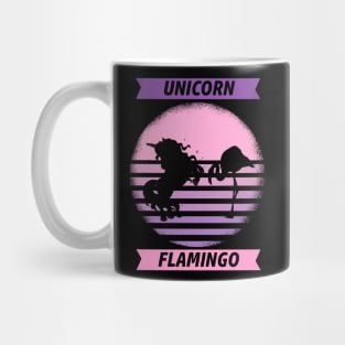 Cute Pink Unicorn Flamingo Mug